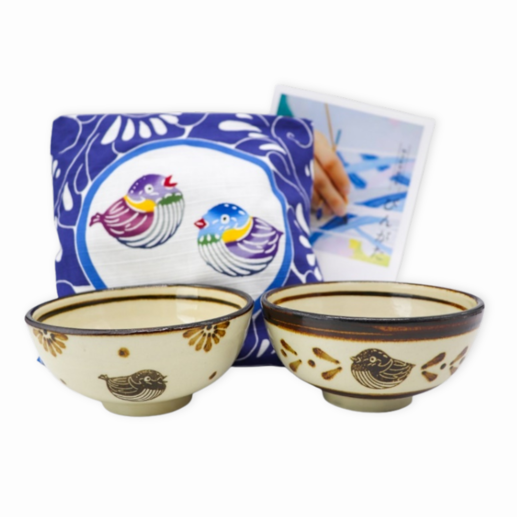 数量限定】びんがた“と”やちむん 沖縄県伝統工芸品「琉球びんがた」と