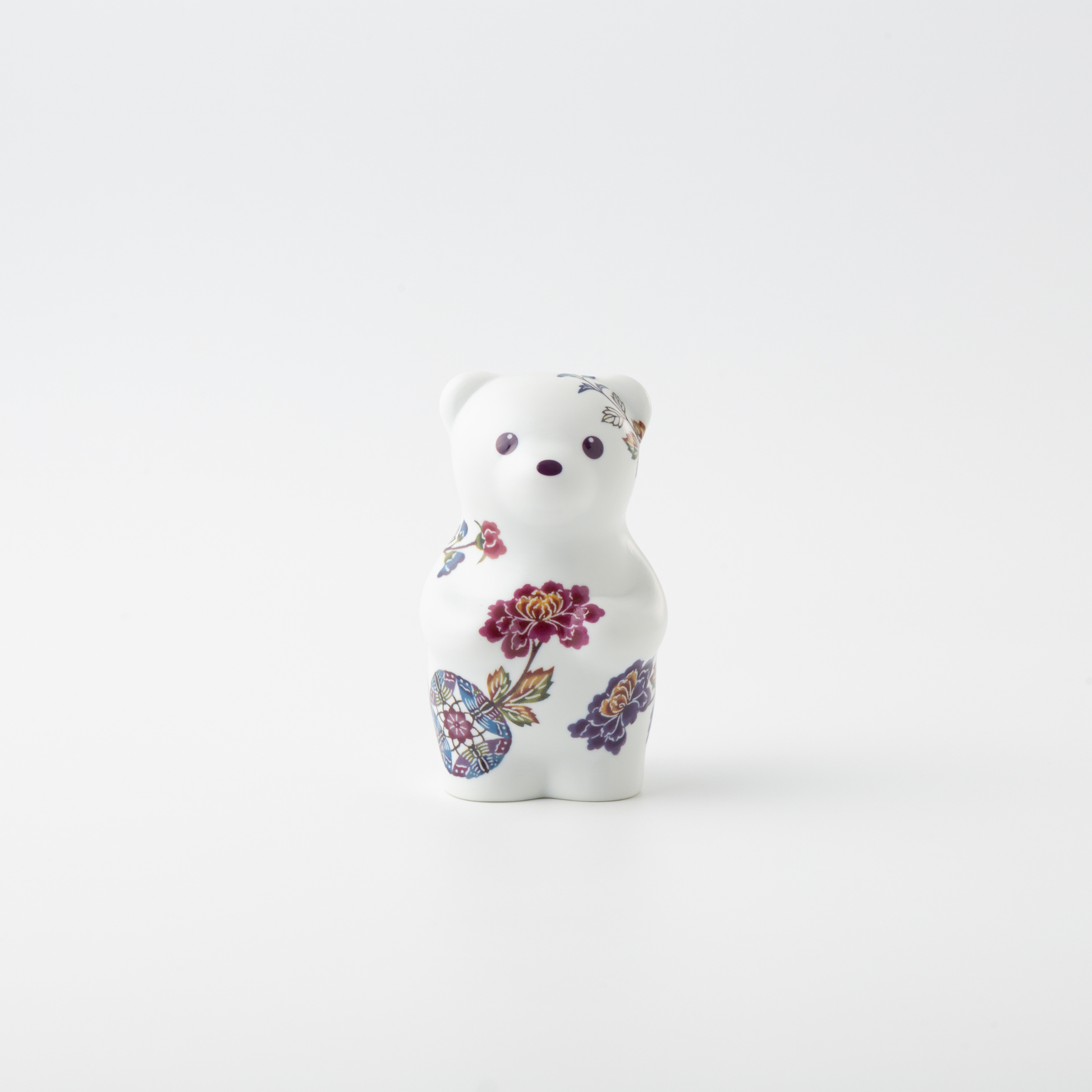有田焼　momoco bear 琉球びんがた【ぼたん】　箱付き 有田焼 置物 | momoco bear | 琉球びんがた | ぼたん