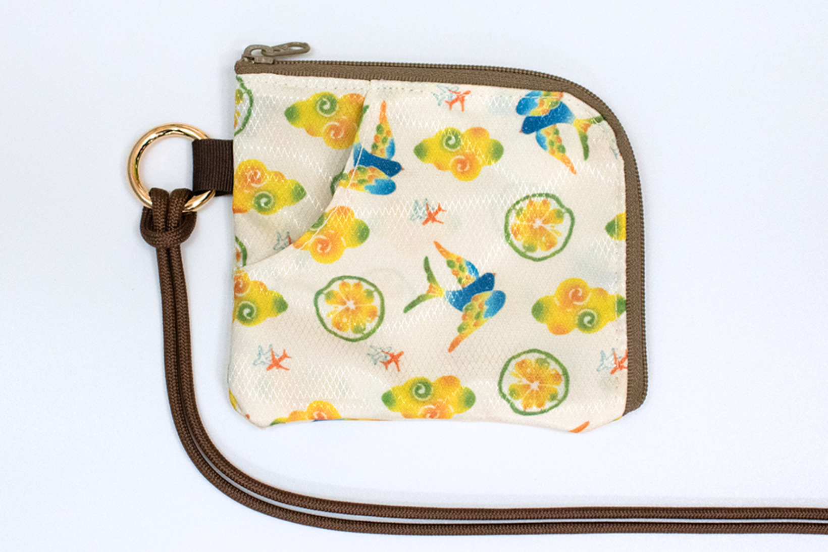 琉球びんがたラウンドジップポーチ